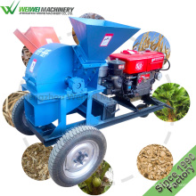 Weiwei snail farming wood chipper cottonwood crushing machine pulling type